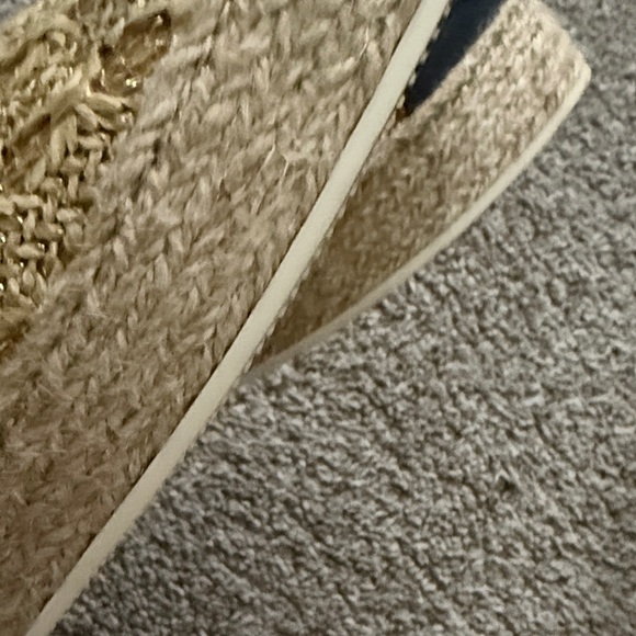 CHANEL Women's Black and Gold Lace Sneakers - Picture 8 of 11